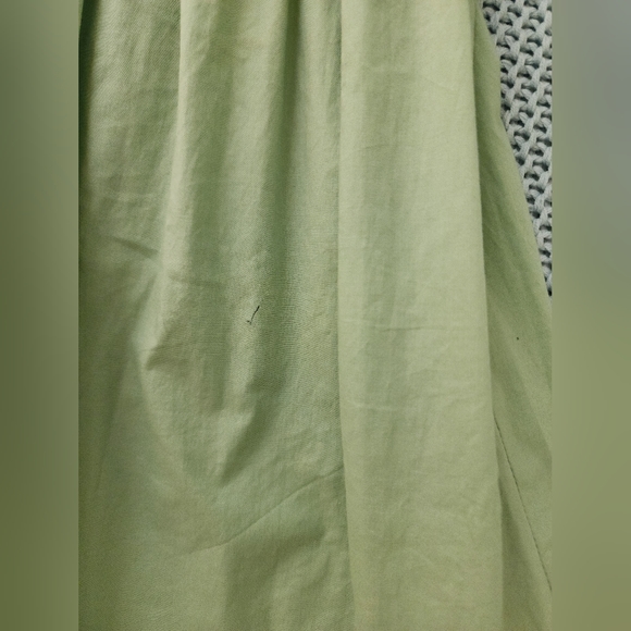Vintage Sundress Fit And Flare, Size M, Fits Like An M Petite. Green. - Picture 7 of 7